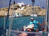 Sailing in Mikri vigla, Naxos